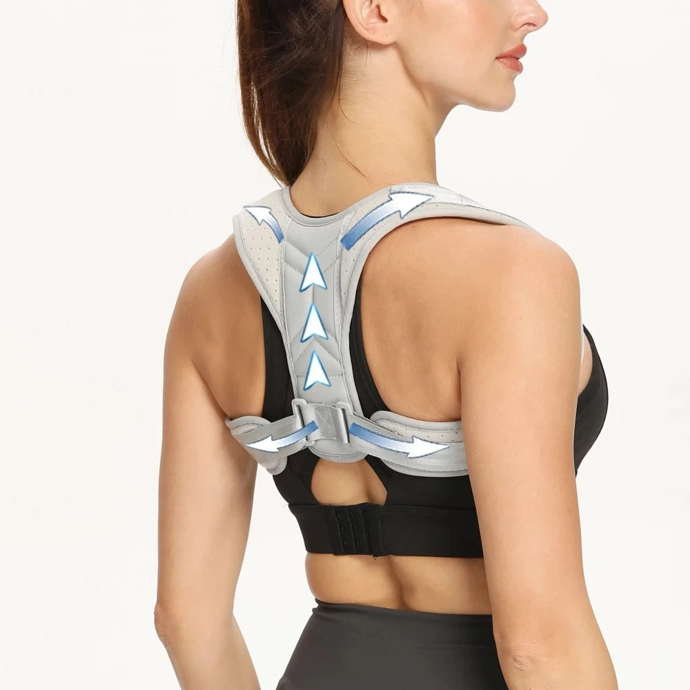 Adjustable Posture Corrector – Back & Shoulder Support for Pain Relief - The Little Market Shop