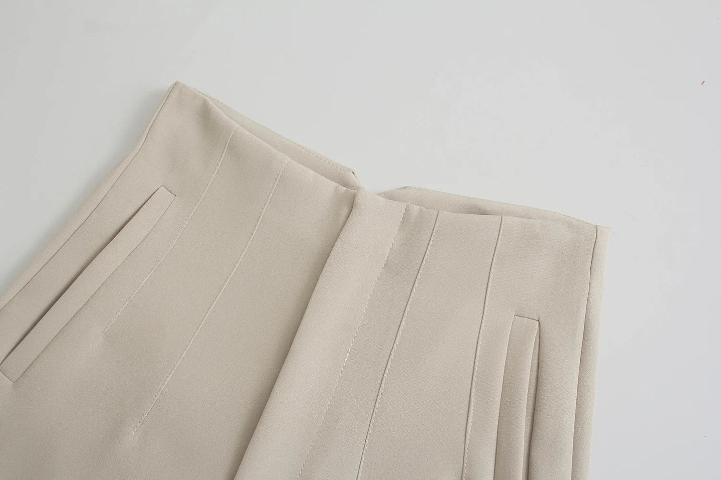 High Waist Formal Office Pants for Women - Slim Fit Pencil Trousers