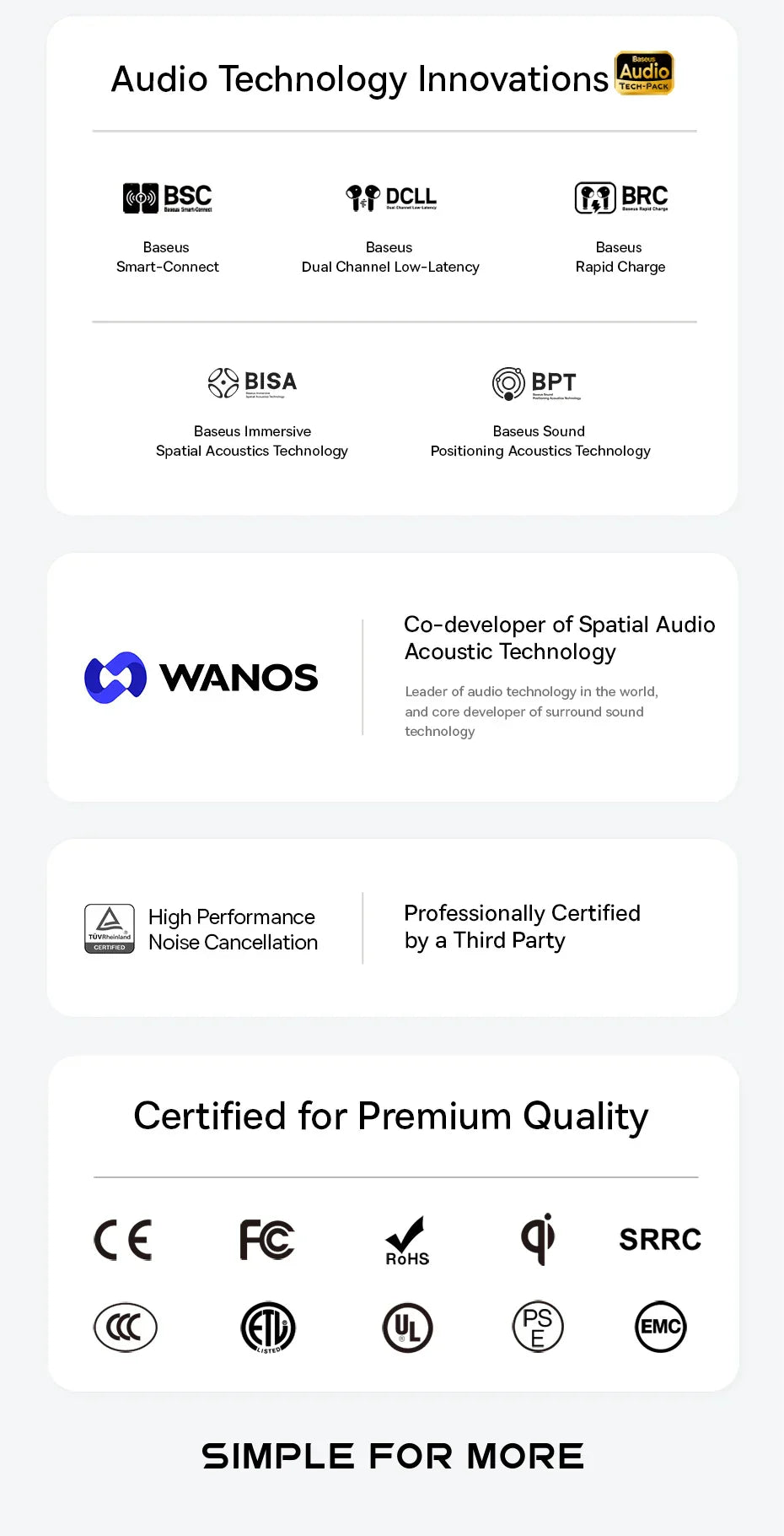 Baseus Bowie E19 Wireless Earphones Bluetooth 5.3 Big Bass 12mm Drivers IPX5 Waterproof Earbuds 33Hrs Battery Life Headphones - The Little Market Shop