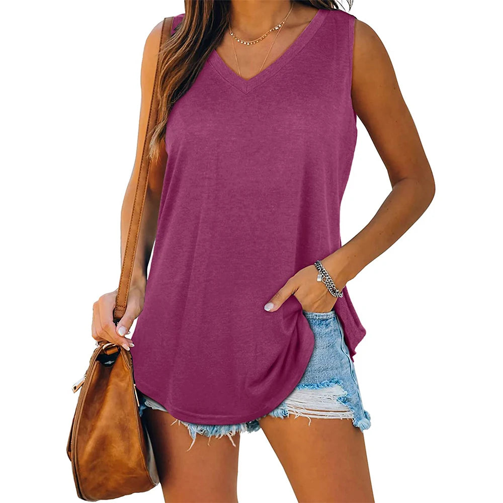 Chic and Comfortable Sleeveless Tank Top – Perfect for Casual and Formal Wear - The Little Market Shop