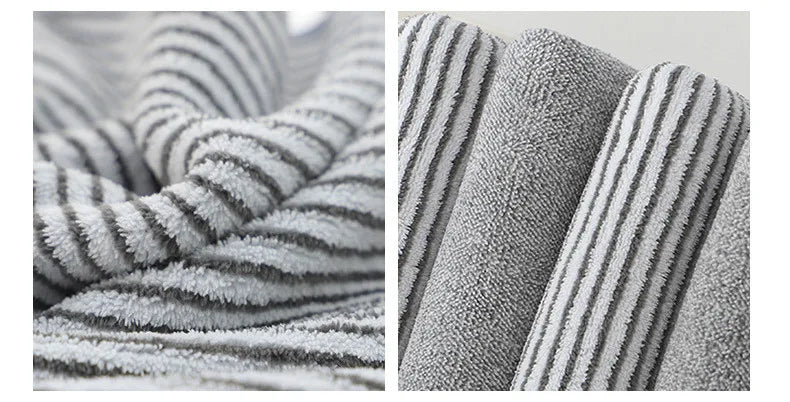 Thickened Microfiber Bath Towel – Quick-Dry, Soft & Absorbent for Spa Beach Home - The Little Market Shop