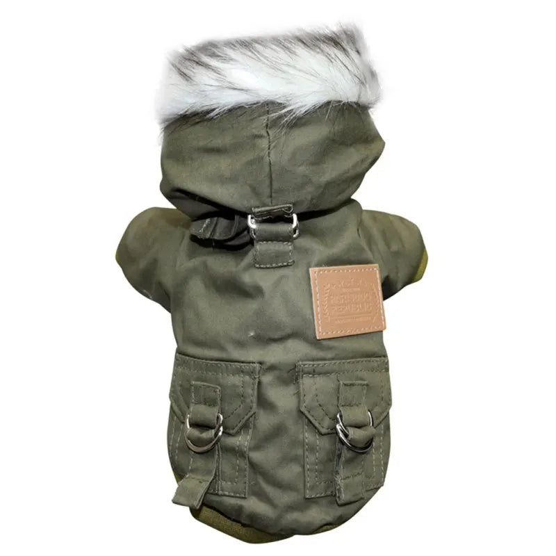Warm Winter Dog Jacket - Cozy Puppy Hoodie for Small & Medium Dogs - The Little Market Shop
