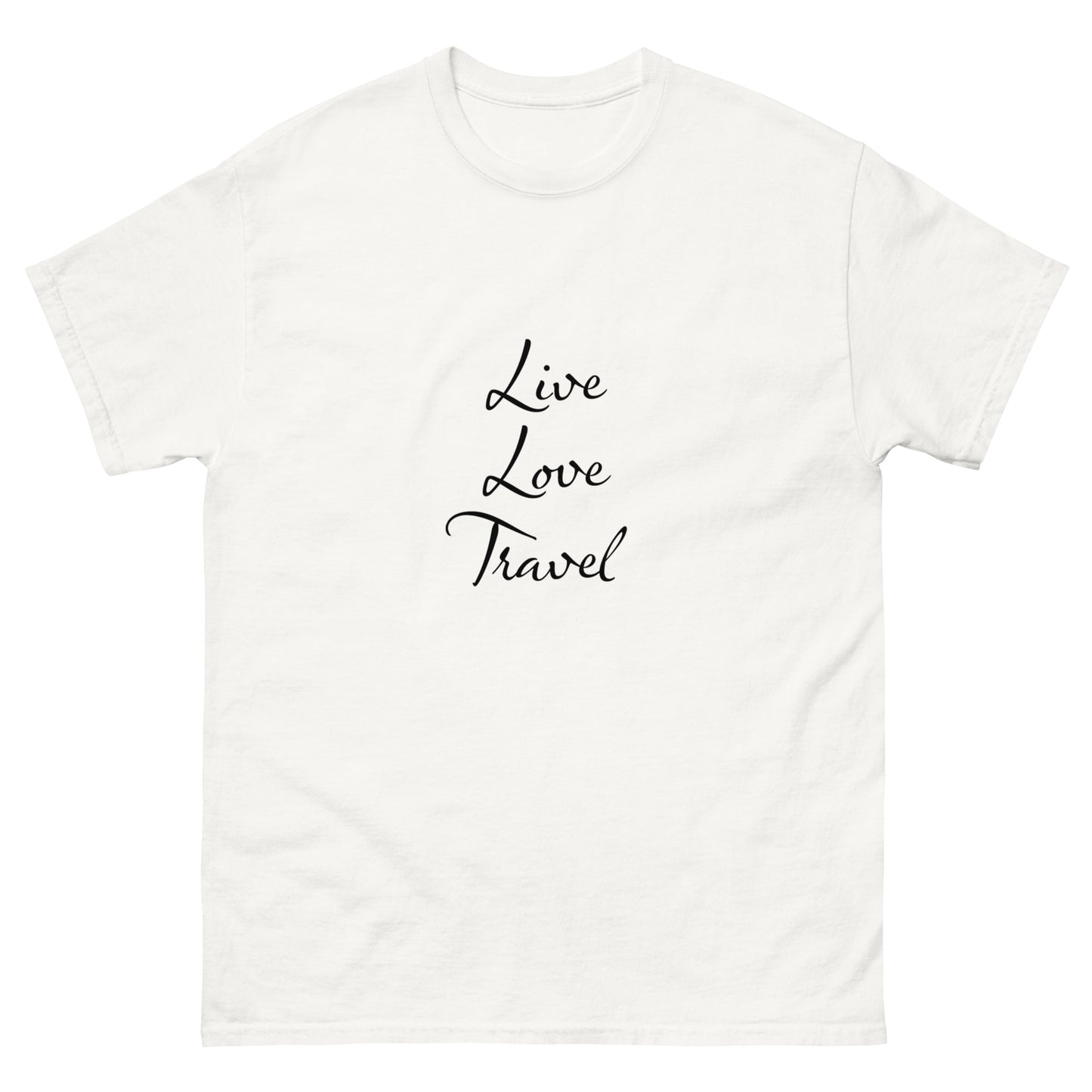 Live Love Travel - Men's classic T Shirt - The Little Market Shop