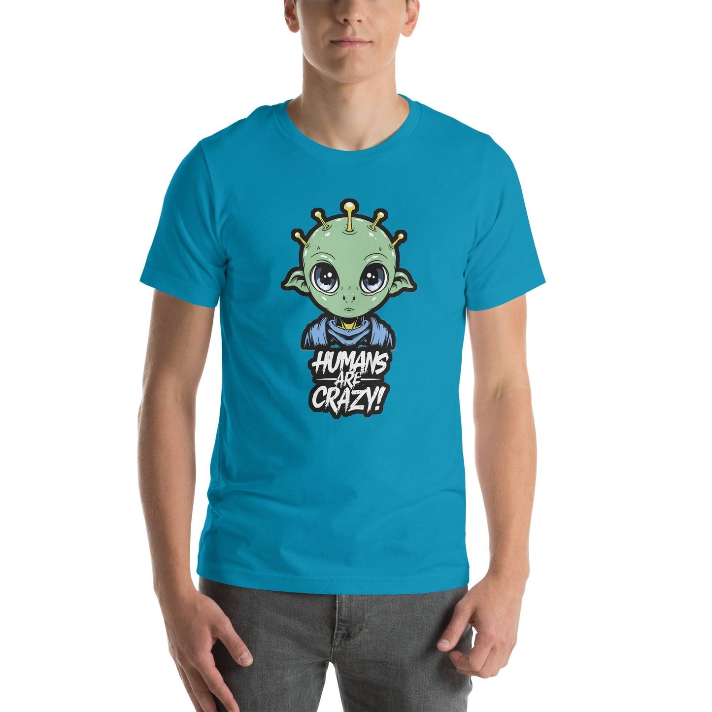 Humans are crazy Unisex t-shirt - The Little Market Shop