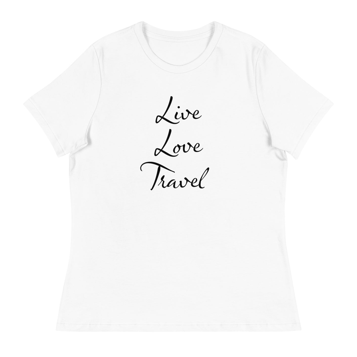 Live Love Travel - Women's Relaxed T-Shirt - The Little Market Shop
