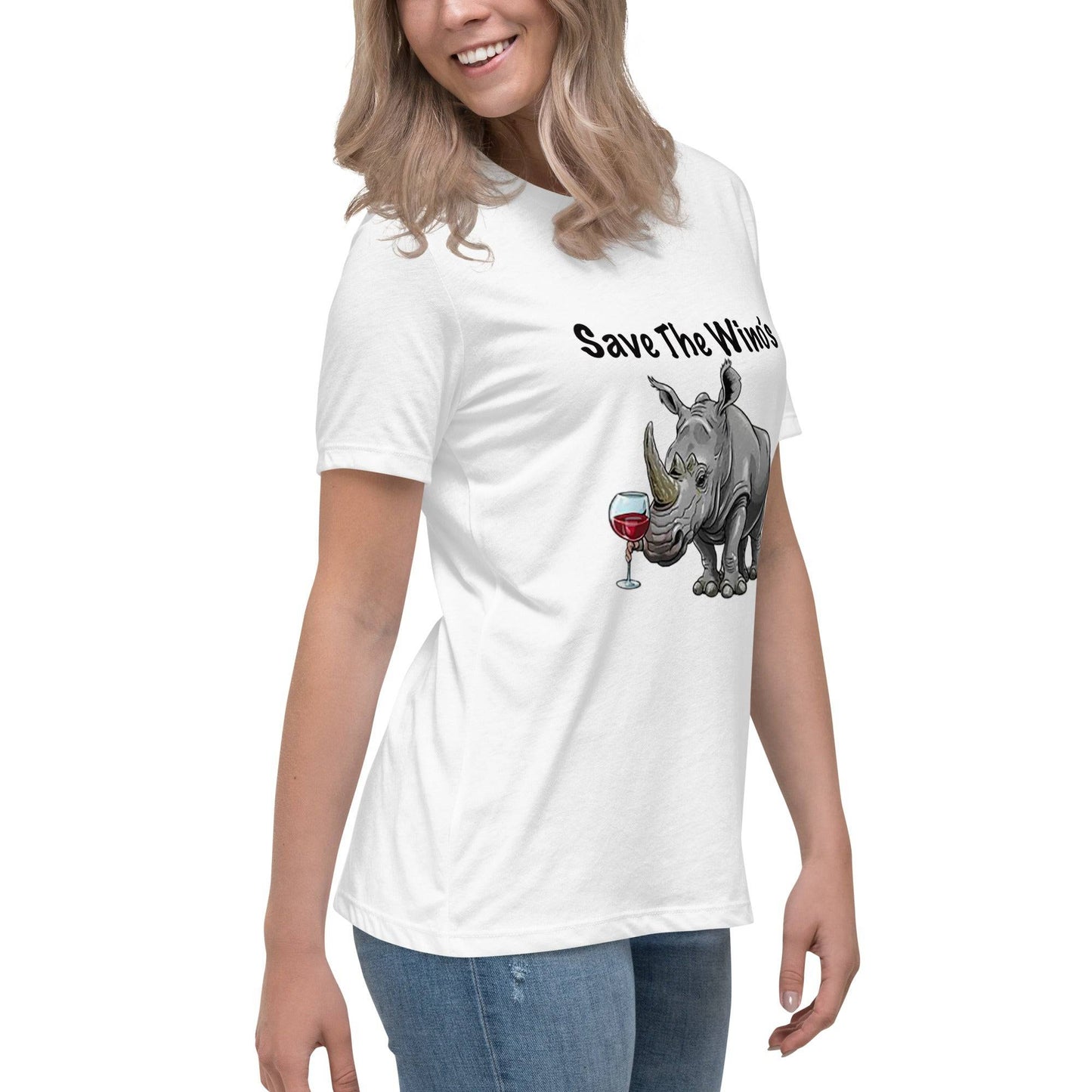 Raise a Glass with our 'Save the Wino's' Funny Women's T-shirt - The Little Market Shop