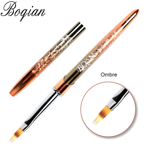 Marbled Nail Brushes For Manicure , Acrylic , Gel Extension Pen Nail Polish Painting Drawing Brush
