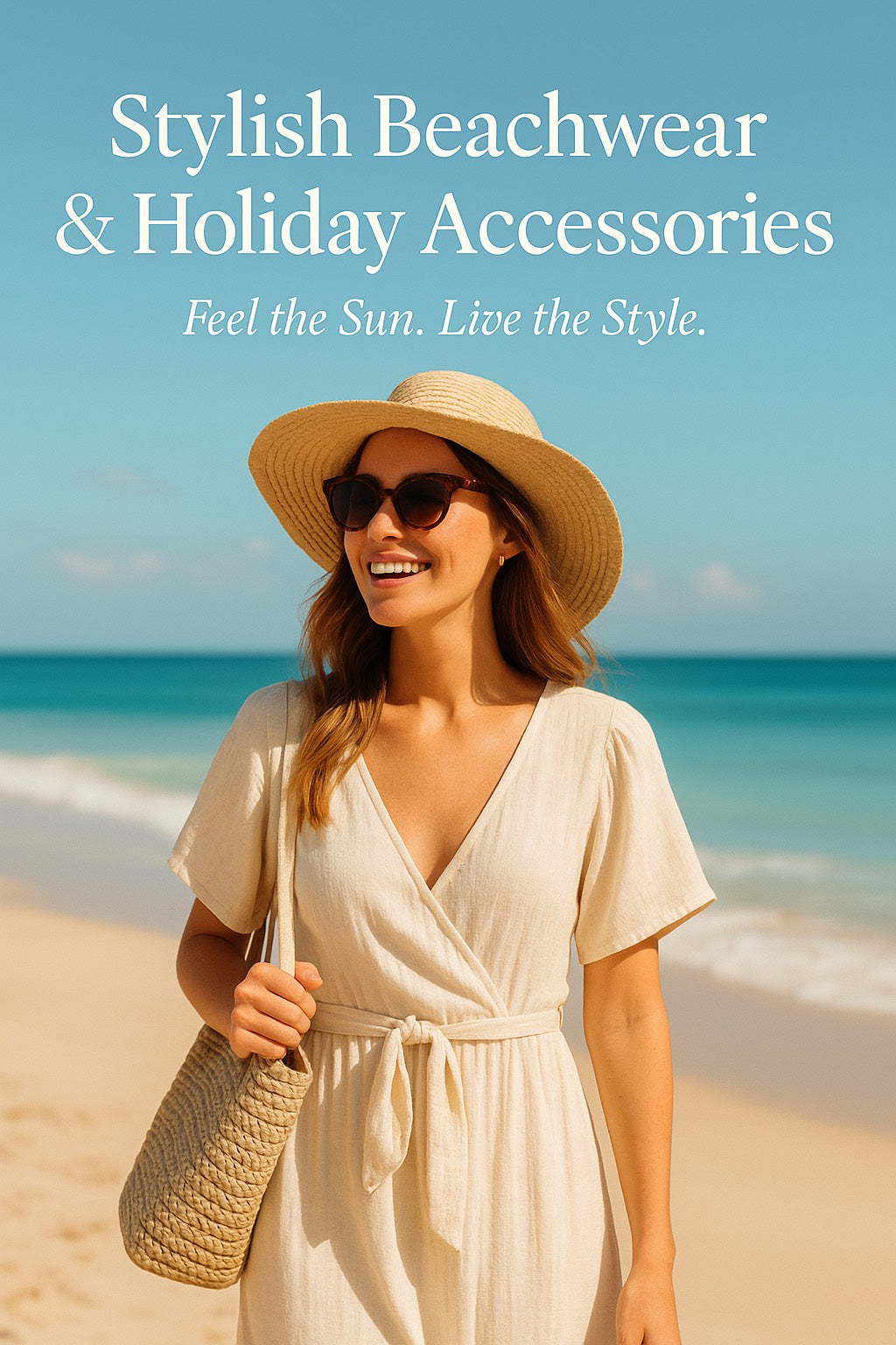 Fashion beachwear and holiday accessories