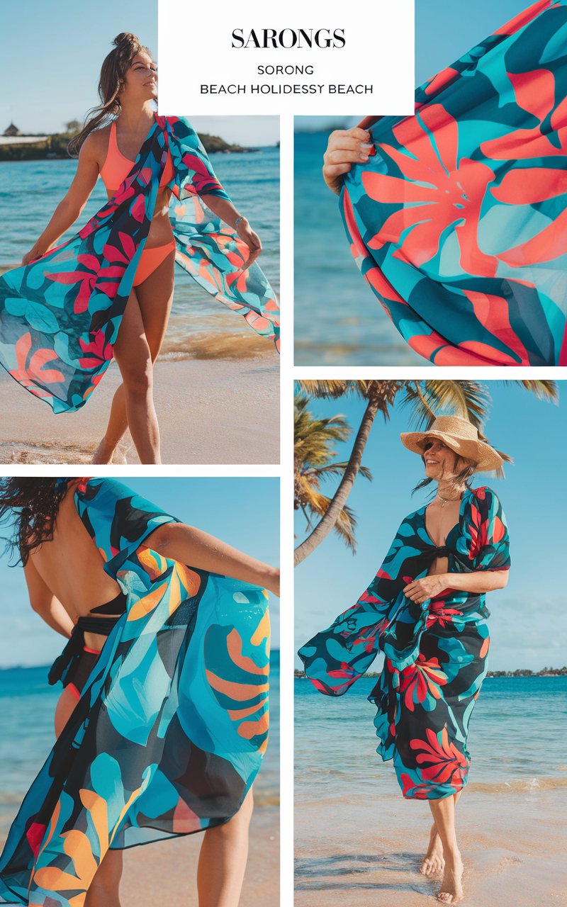 Stylish Beach Sarongs – Lightweight, Versatile & Perfect for Vacations!