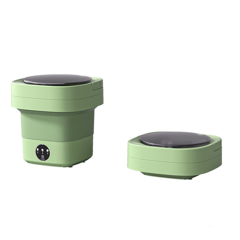 Portable Mini Washer – Foldable Laundry Machine for Travel, Dorms & Baby Clothes - The Little Market Shop