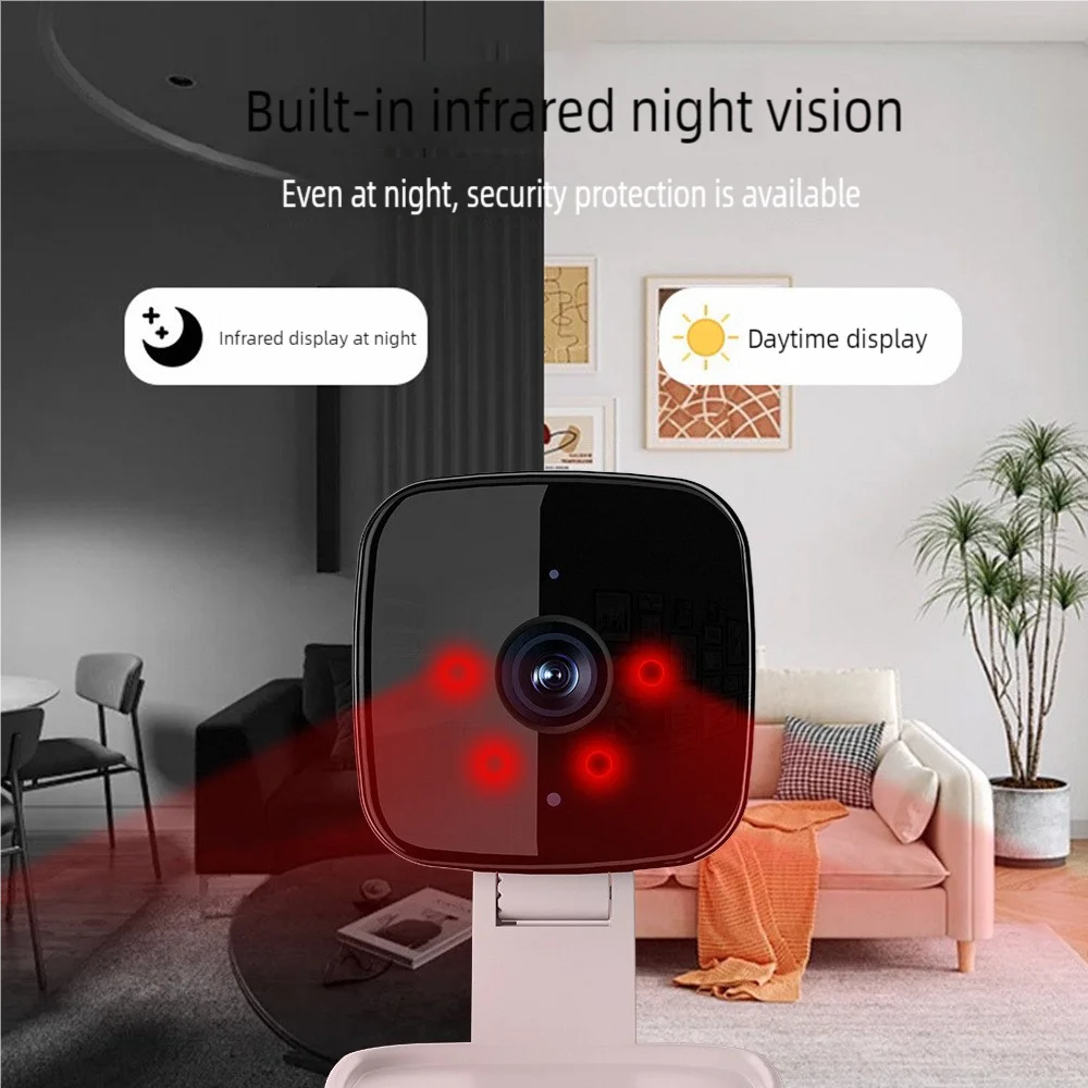 1080P WiFi Window Camera – Night Vision, Motion Detection, Two-Way Audio