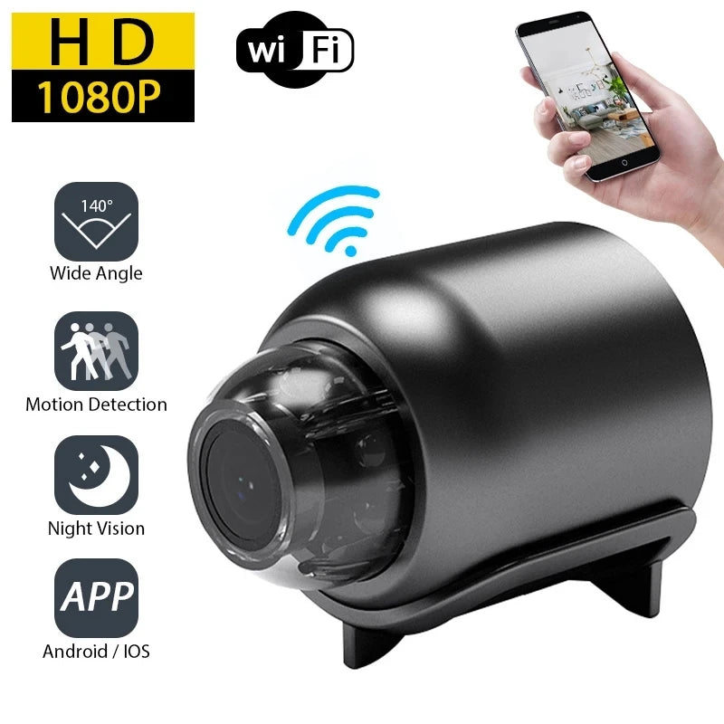 1080P X5 Mini Wireless Camera Night Vision Motion Detection Security - The Little Market Shop