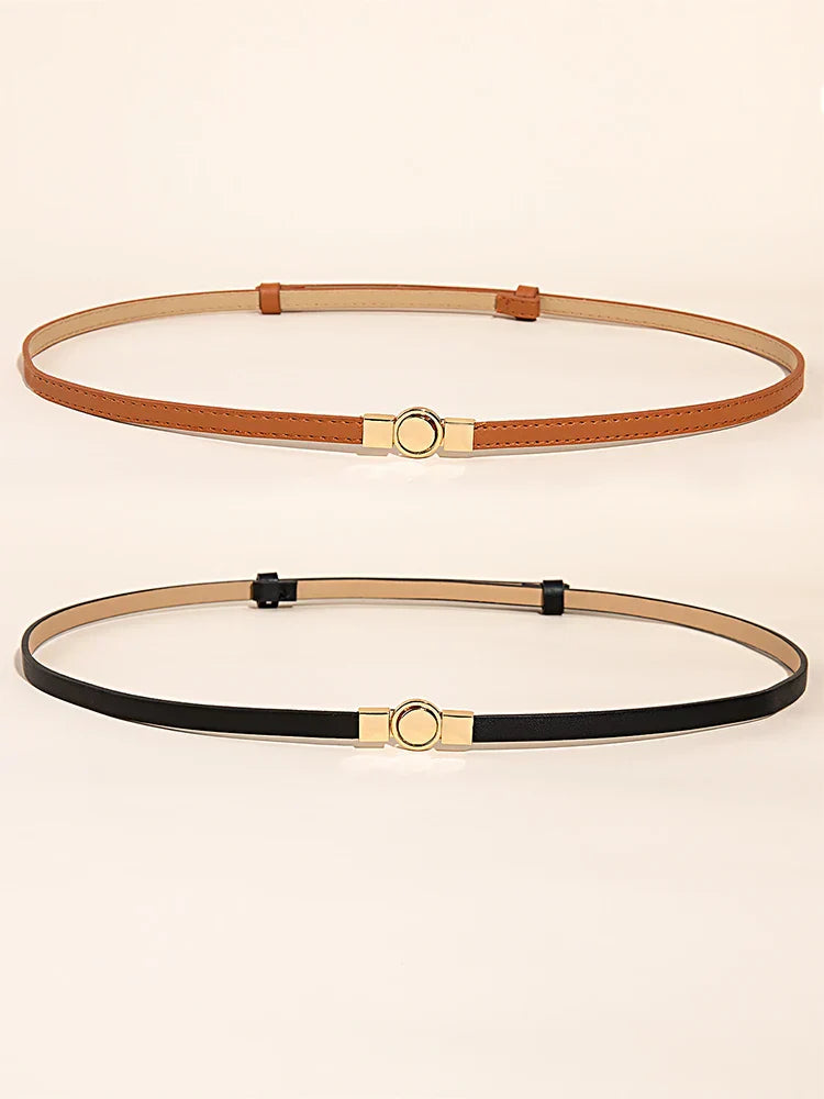 2 Piece Multicolor Self-Stretch Dress with Belt – Year-Round Elegance - The Little Market Shop