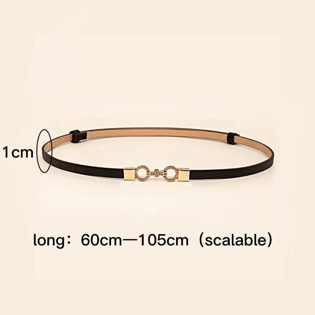 2 Piece Multicolor Self-Stretch Dress with Belt – Year-Round Elegance - The Little Market Shop