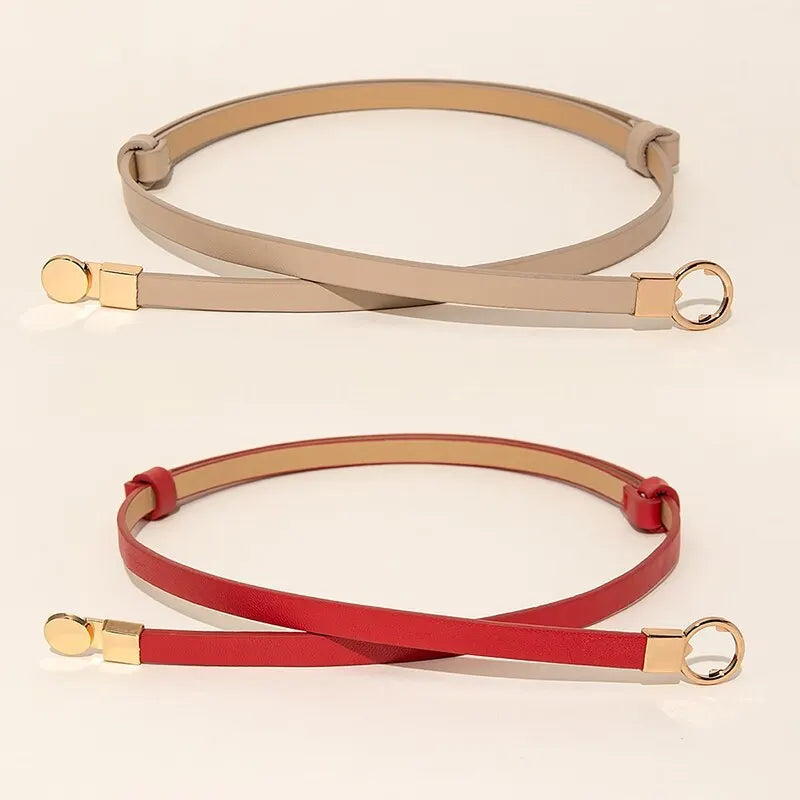 2 Piece Multicolor Self-Stretch Dress with Belt – Year-Round Elegance - The Little Market Shop