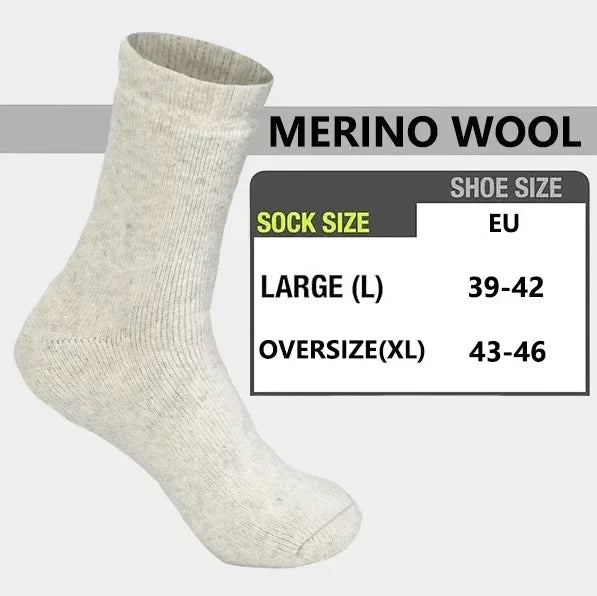 3 Pairs Thermal Wool Socks – Cashmere Winter Gift for Men & Women - The Little Market Shop