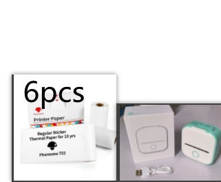 Portable Mini Thermal Label & Photo Printer – Wireless, Inkless, Bluetooth - The Little Market Shop