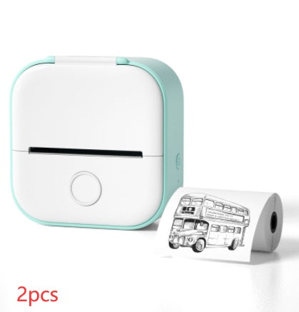 Portable Mini Thermal Label & Photo Printer – Wireless, Inkless, Bluetooth - The Little Market Shop