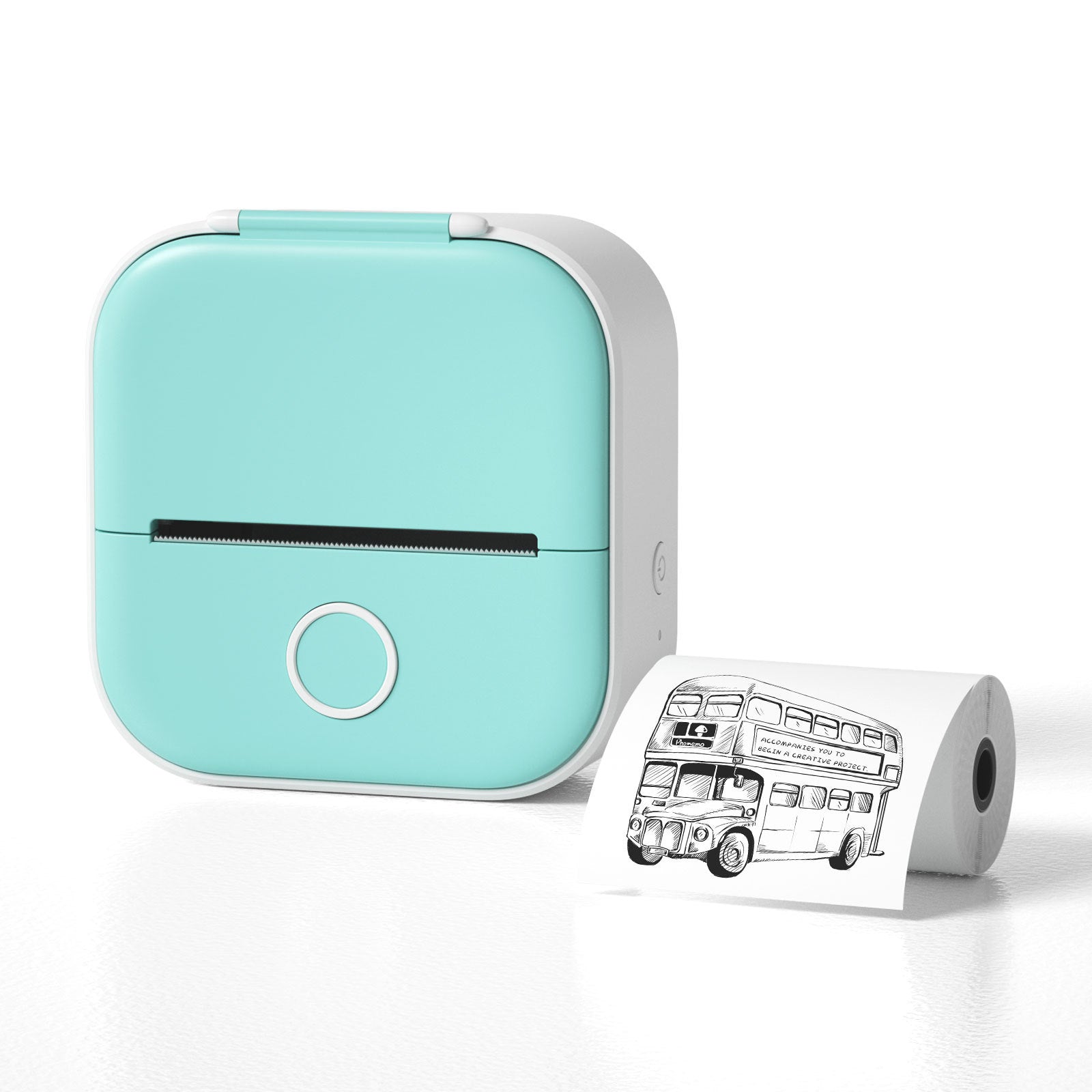 Portable Mini Thermal Label & Photo Printer – Wireless, Inkless, Bluetooth - The Little Market Shop