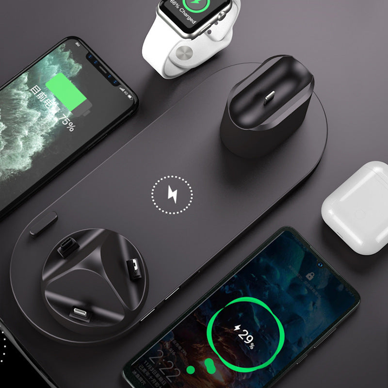 6-in-1 Wireless Charging Dock – Fast Charge iPhone, Watch & More - The Little Market Shop