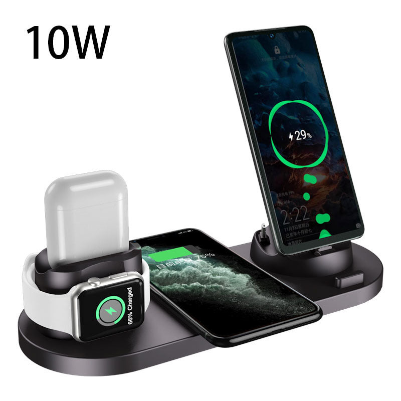 6-in-1 Wireless Charging Dock – Fast Charge iPhone, Watch & More - The Little Market Shop