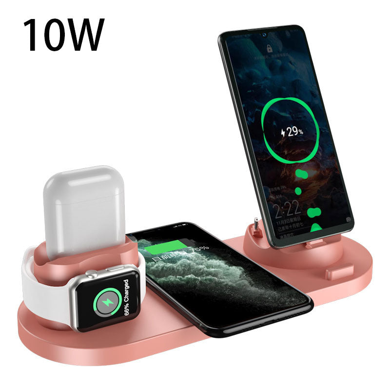 6-in-1 Wireless Charging Dock – Fast Charge iPhone, Watch & More - The Little Market Shop