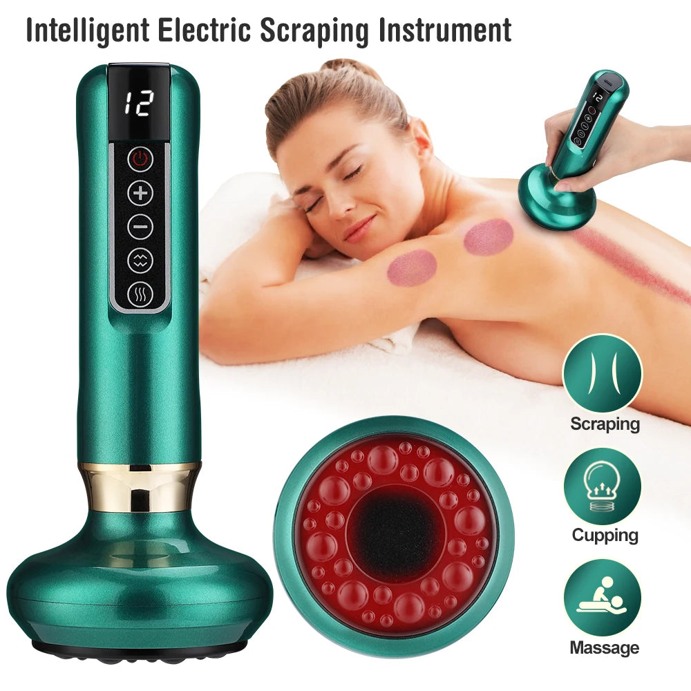 6/12 Gear Electric Cupping Massager GuaSha Anti-Cellulite Slimmer - The Little Market Shop