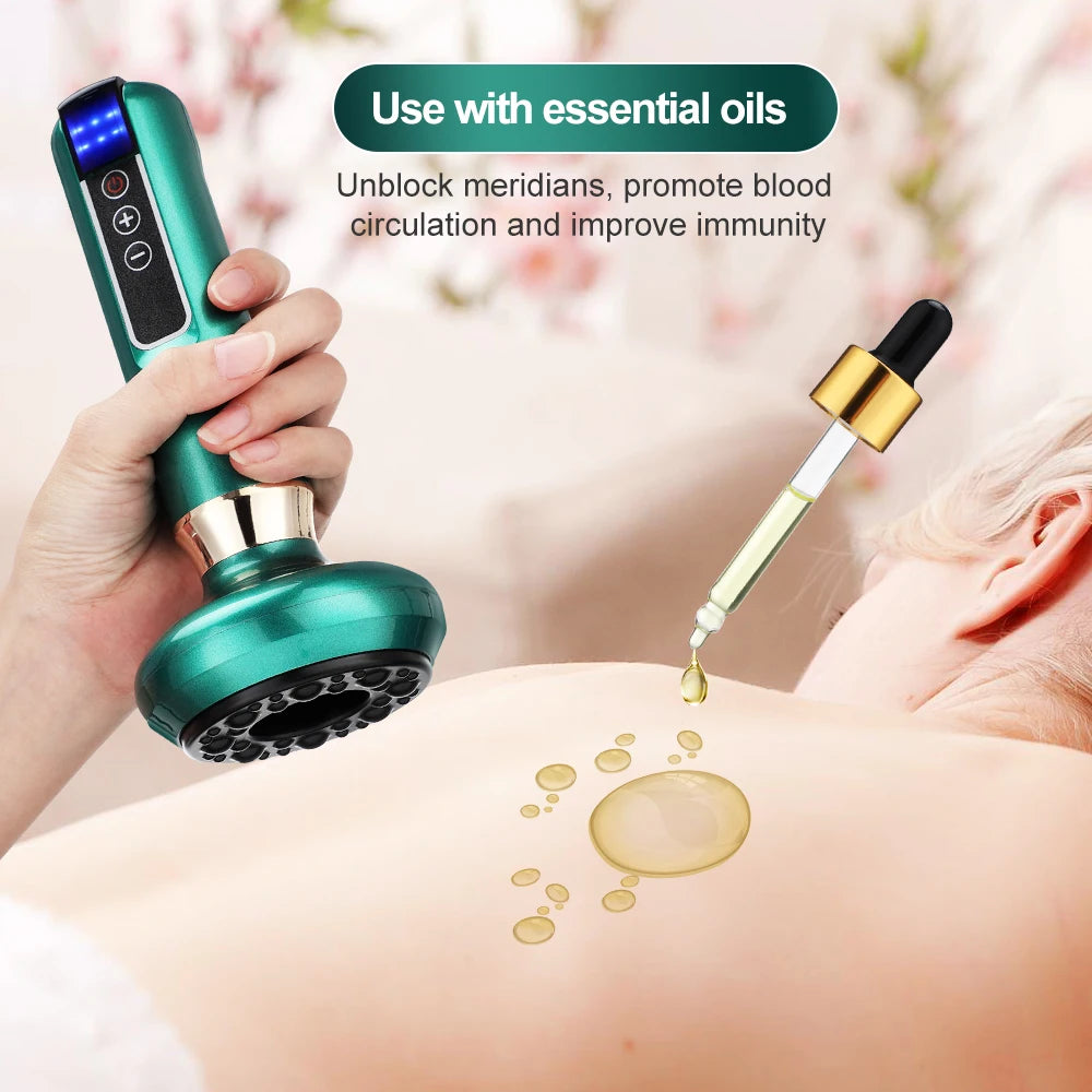 6/12 Gear Electric Cupping Massager GuaSha Anti-Cellulite Slimmer - The Little Market Shop