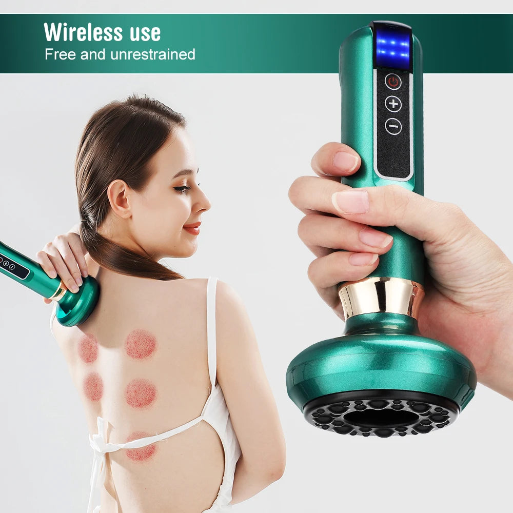 6/12 Gear Electric Cupping Massager GuaSha Anti-Cellulite Slimmer - The Little Market Shop