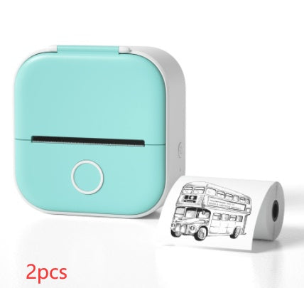 Portable Mini Thermal Label & Photo Printer – Wireless, Inkless, Bluetooth - The Little Market Shop