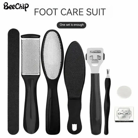 8 PCS Foot Grinder Set - Remove Dead Skin & Calluses for Smooth Feet - The Little Market Shop