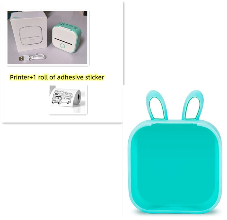 Portable Mini Thermal Label & Photo Printer – Wireless, Inkless, Bluetooth - The Little Market Shop