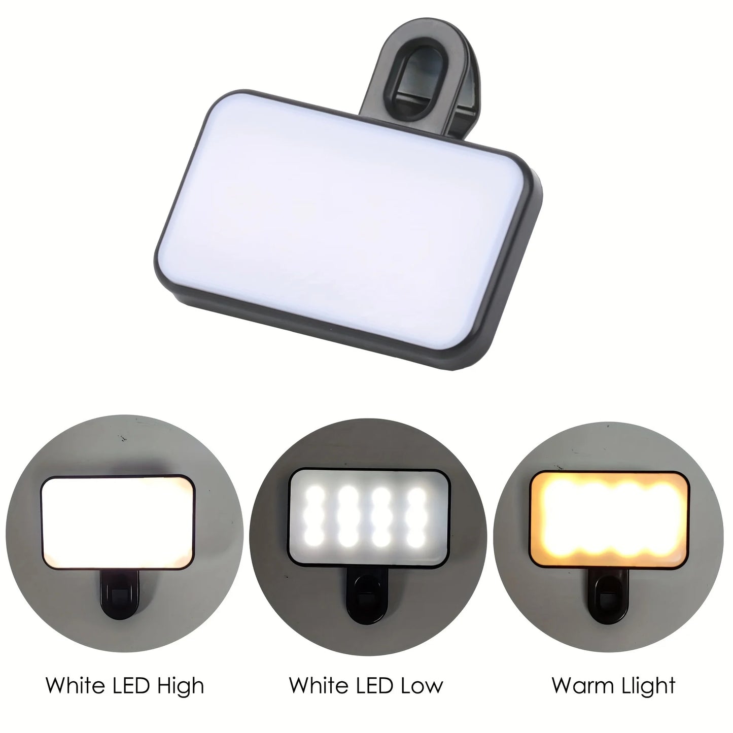 Portable Selfie Fill Light for Mobile & Videos