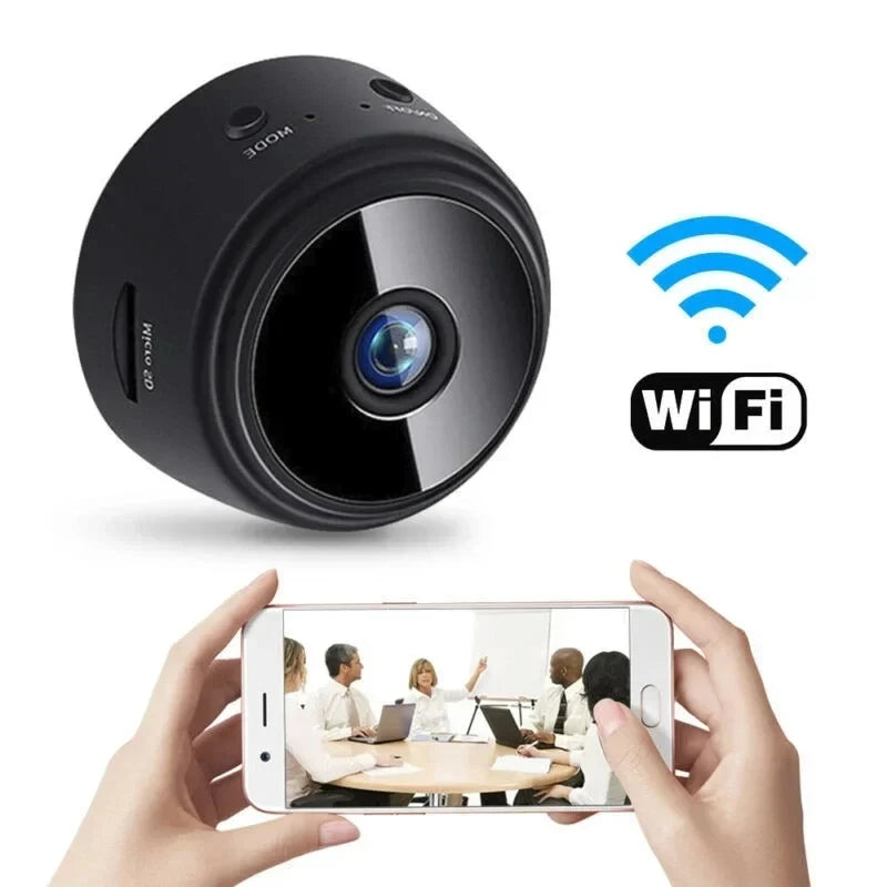 A9 WiFi Mini Security Camera – Smart Wireless HD Home & Pet Monitor - The Little Market Shop