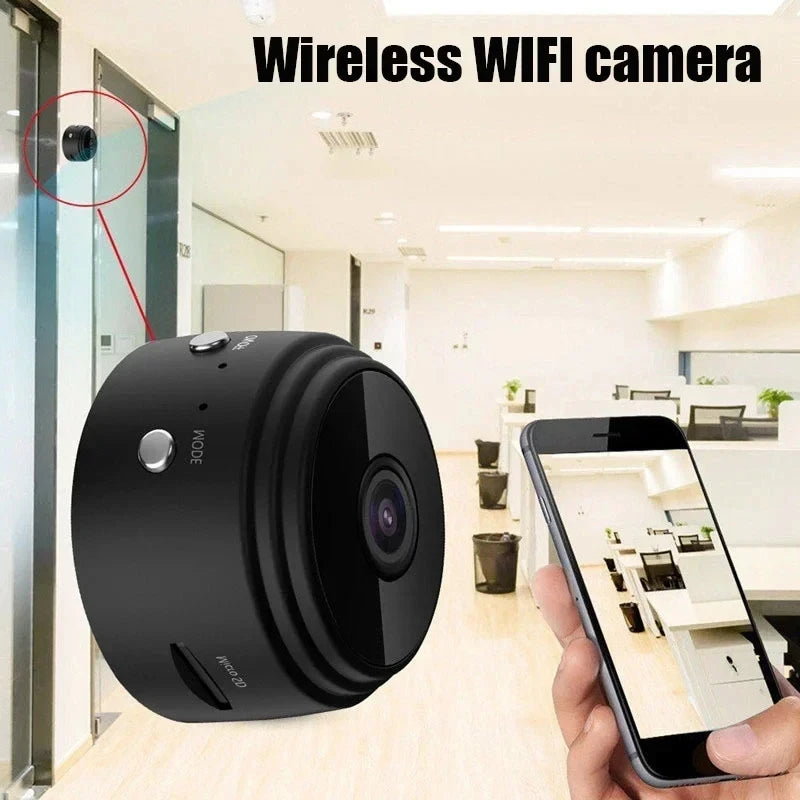 A9 WiFi Mini Security Camera – Smart Wireless HD Home & Pet Monitor - The Little Market Shop