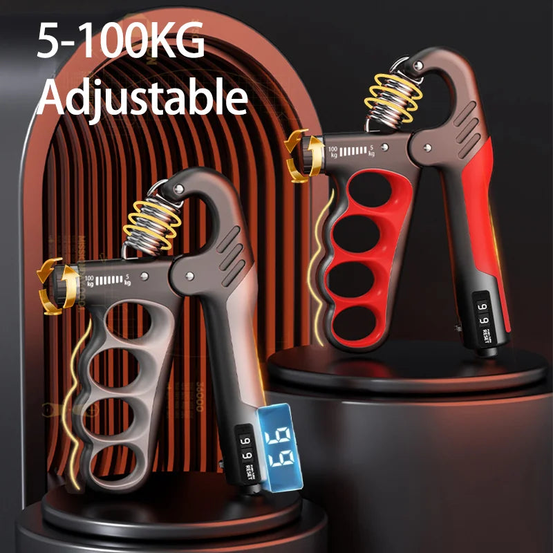 Adjustable Hand Grip Strengthener 5-100kg for Fitness & Recovery - The Little Market Shop