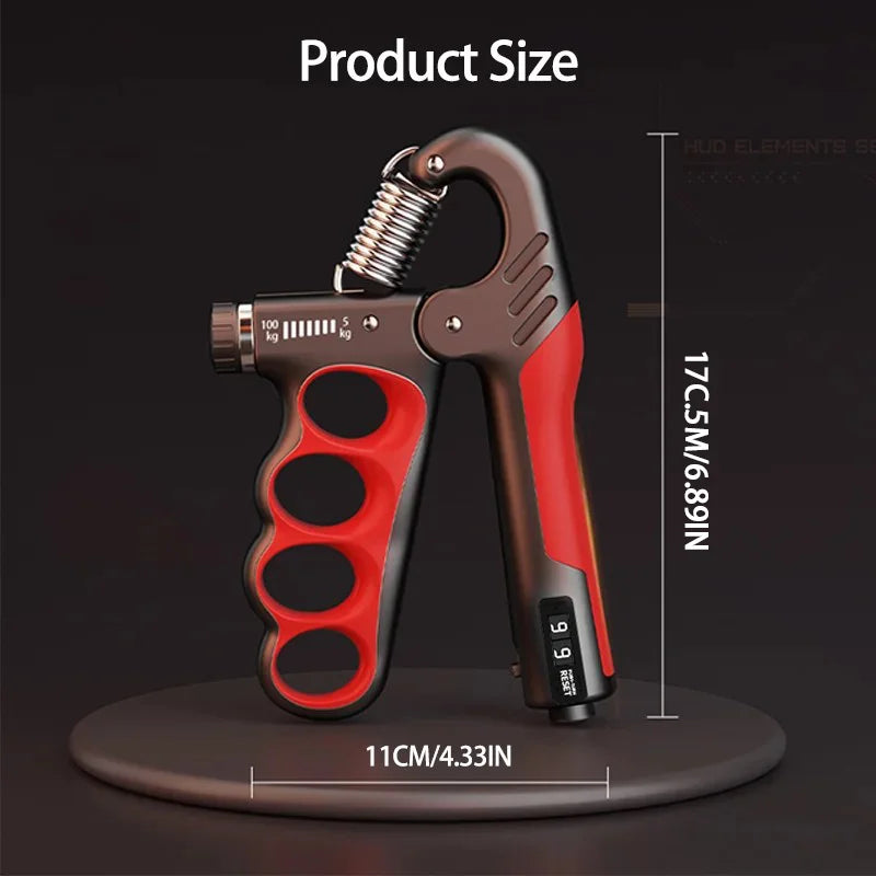 Adjustable Hand Grip Strengthener 5-100kg for Fitness & Recovery - The Little Market Shop