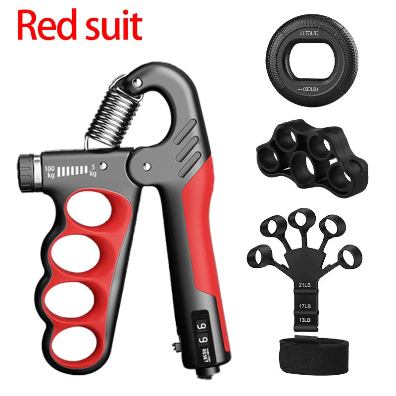 Adjustable Hand Grip Strengthener 5-100kg for Fitness & Recovery - The Little Market Shop