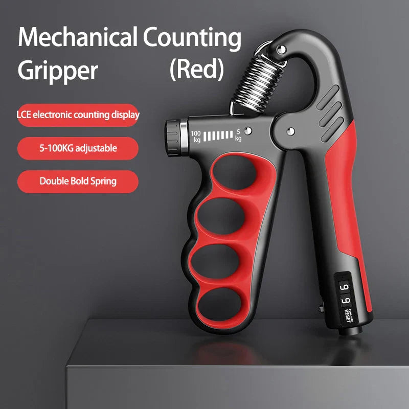 Adjustable Hand Grip Strengthener 5-100kg for Fitness & Recovery - The Little Market Shop