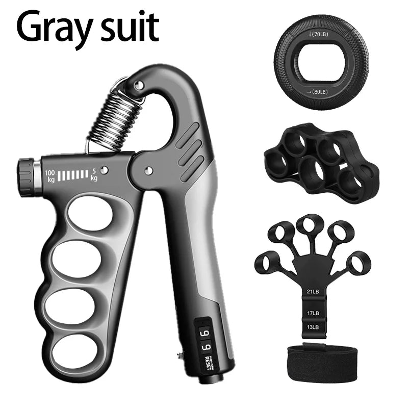 Adjustable Hand Grip Strengthener 5-100kg for Fitness & Recovery - The Little Market Shop