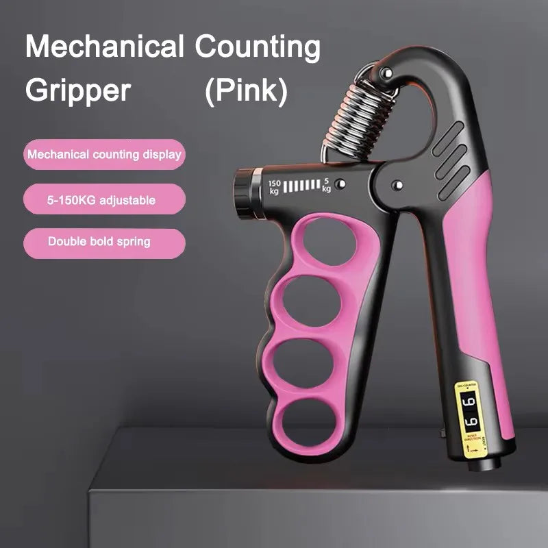 Adjustable Hand Grip Strengthener 5-100kg for Fitness & Recovery - The Little Market Shop