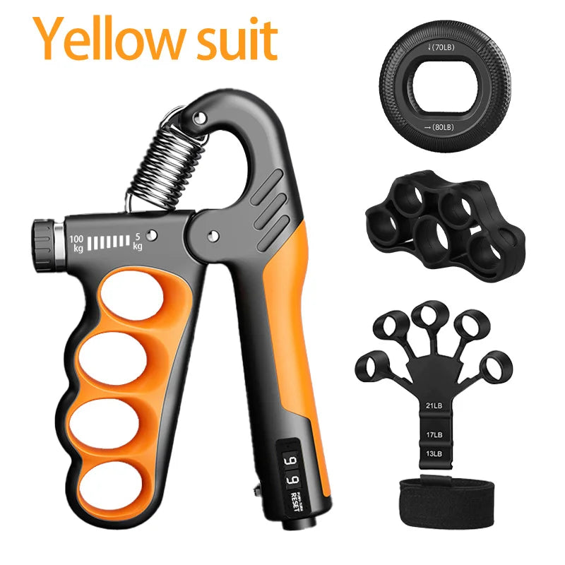 Adjustable Hand Grip Strengthener 5-100kg for Fitness & Recovery - The Little Market Shop