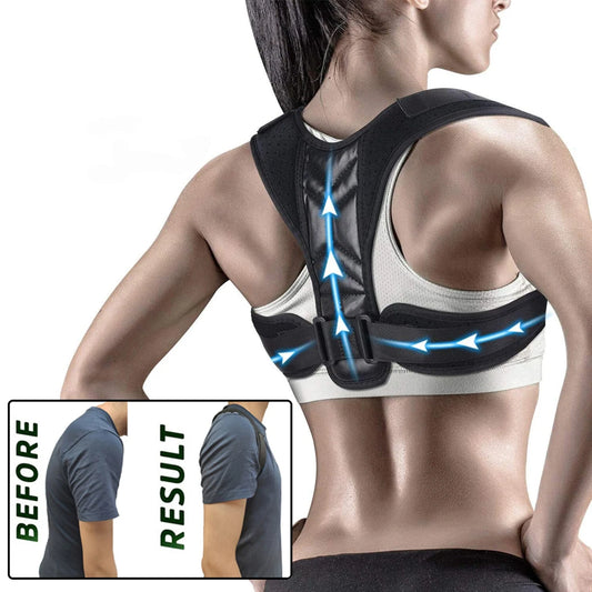 Adjustable Posture Corrector – Back & Shoulder Support for Pain Relief - The Little Market Shop