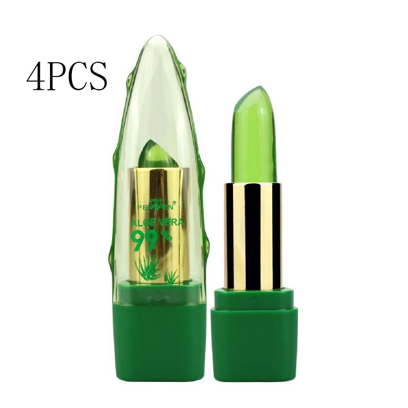 Aloe Vera Color-Changing Lipstick – Moisturizing, Long-Lasting Glow! - The Little Market Shop