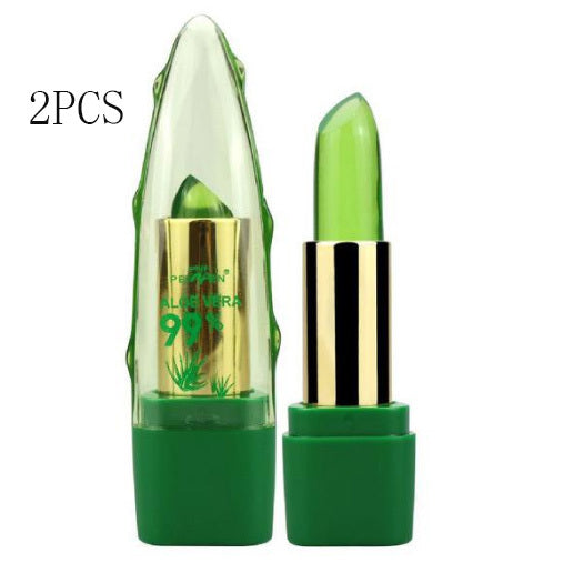 Aloe Vera Color-Changing Lipstick – Moisturizing, Long-Lasting Glow! - The Little Market Shop