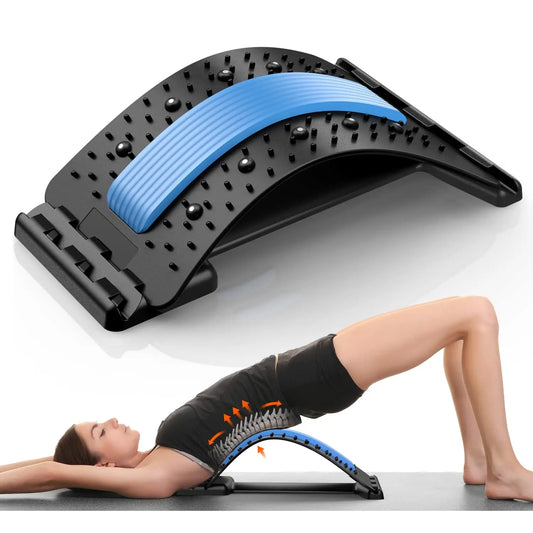 Back Stretcher for Pain Relief – Multi-Level Back Cracker & Spine Support for Lower & Upper Back - The Little Market Shop