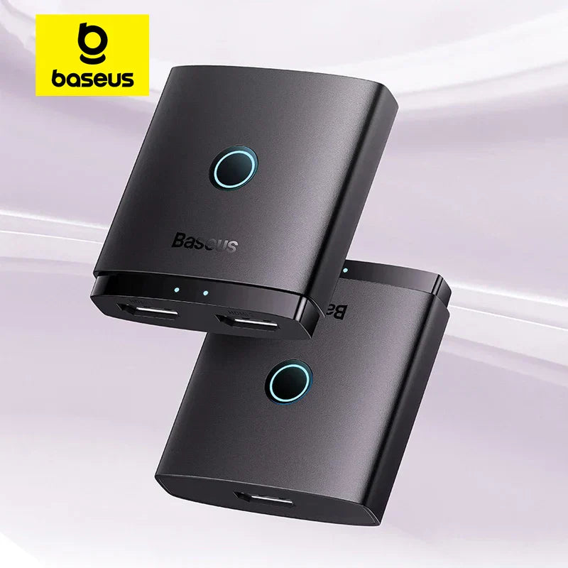 Baseus 4K HDMI Splitter Switch for PS5/TV – Bi-Directional Adapter - The Little Market Shop