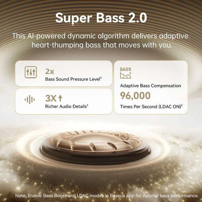 Baseus MC1 Pro Ear Clip Wireless Earphones – Bluetooth 6.0 Open-Ear Hi-Res Earbuds with 4-Mic ENC - The Little Market Shop