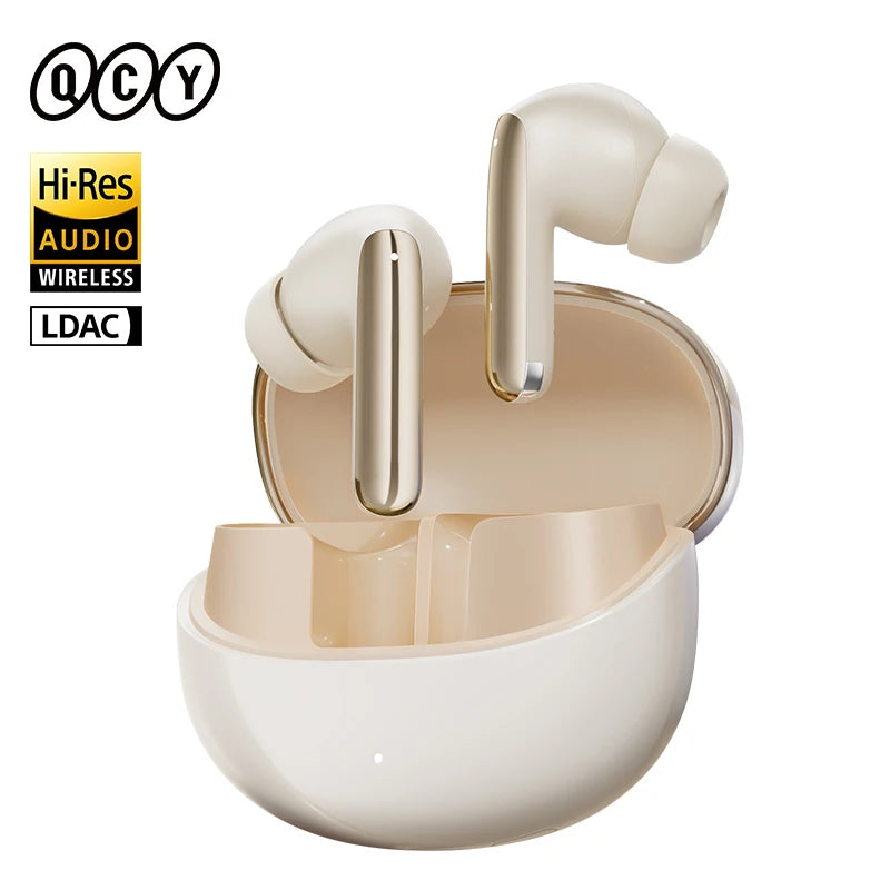 QCY MeloBuds Pro ANC Earbuds – Wireless Hi-Res LDAC Bluetooth 5.3 - The Little Market Shop