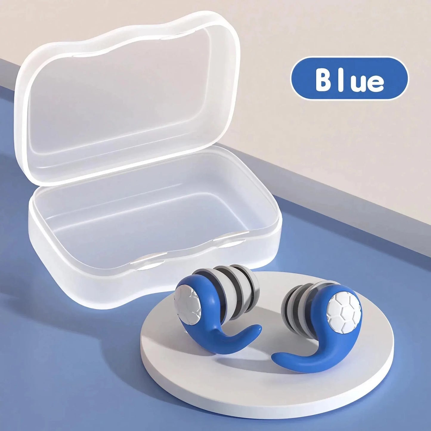 Soft Silicone Noise-Canceling Earplugs - Waterproof, Comfortable Fit for Sleep & Swimming - The Little Market Shop